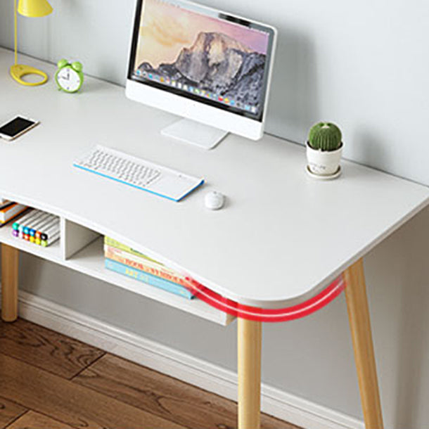 Modern Style Home Freeform Office Desk Artificial Wood Writing Desk