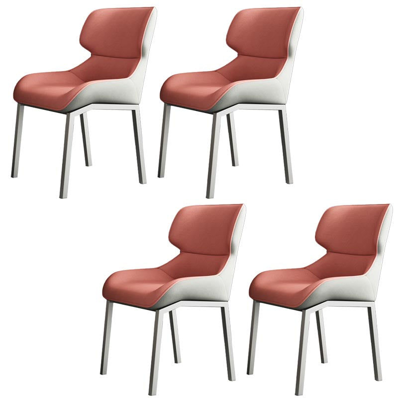 Modern Dining Fabric Side Chair Upholstered Wingback Side Chair