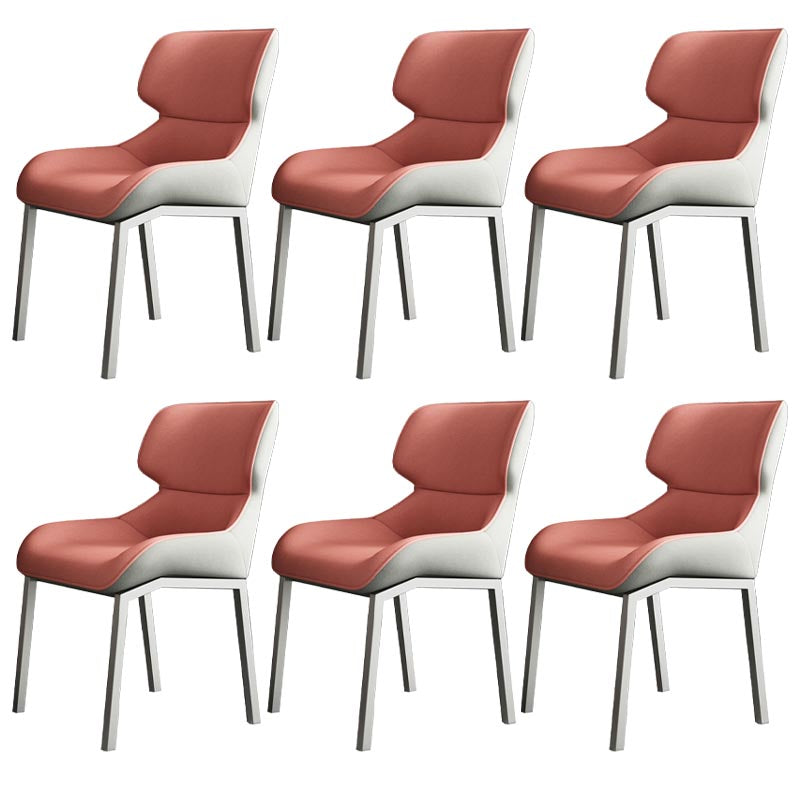 Modern Dining Fabric Side Chair Upholstered Wingback Side Chair