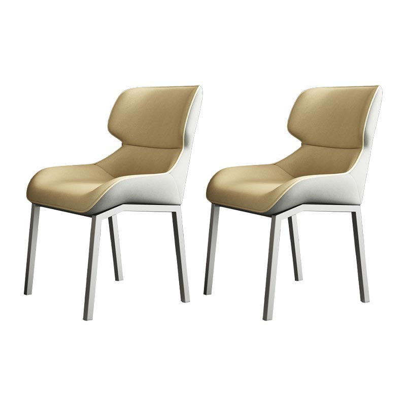 Modern Dining Fabric Side Chair Upholstered Wingback Side Chair