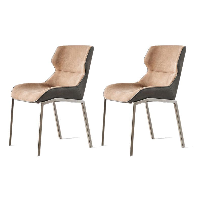 Modern Dining Fabric Side Chair Upholstered Wingback Side Chair