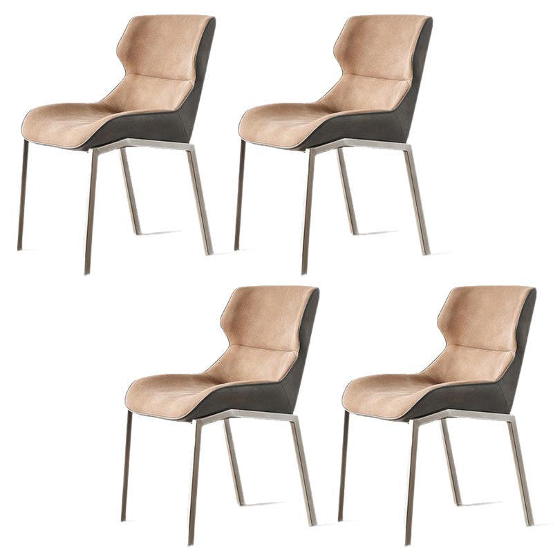 Modern Dining Fabric Side Chair Upholstered Wingback Side Chair