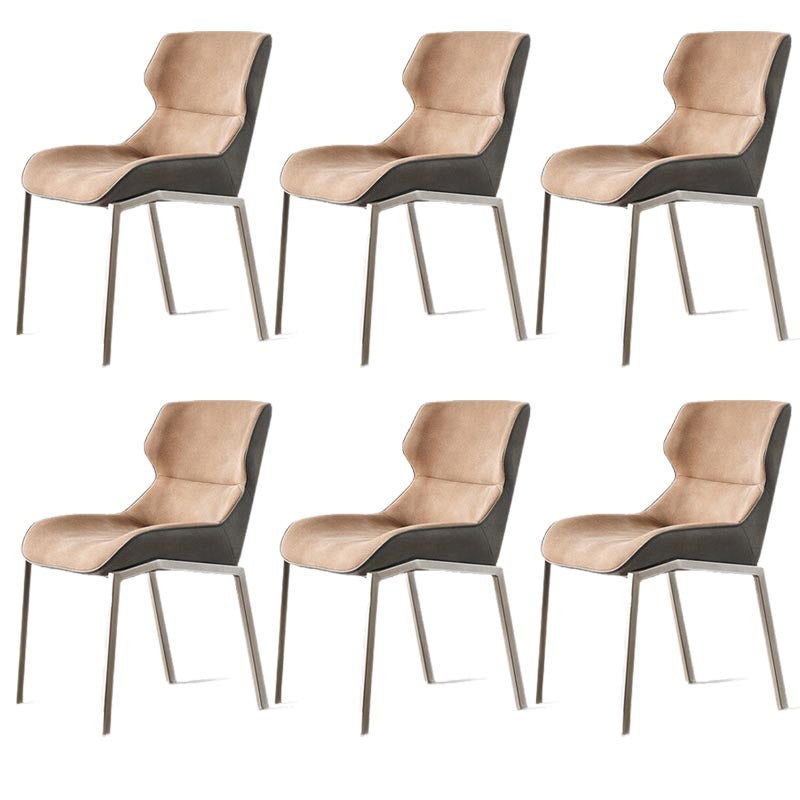 Modern Dining Fabric Side Chair Upholstered Wingback Side Chair