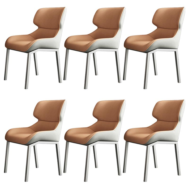 Modern Dining Fabric Side Chair Upholstered Wingback Side Chair