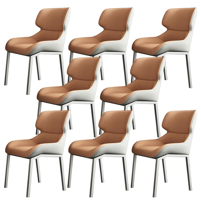 Modern Dining Fabric Side Chair Upholstered Wingback Side Chair