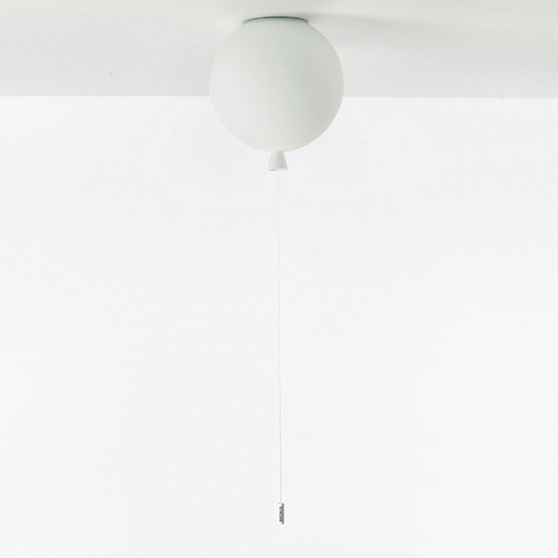 Modern Style Ceiling Light Balloon Flush Mount Light Fixture for Bedroom