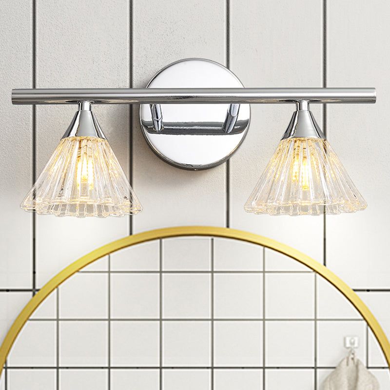 Minimalist Modern Style Vanity Wall Lamp Glass Vanity Lamp for Bathroom