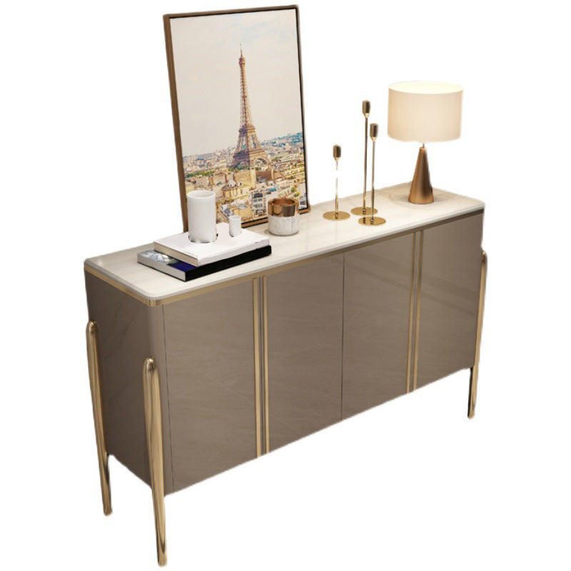 Glam Style Sideboard Wood Sideboard with Door for Living Room