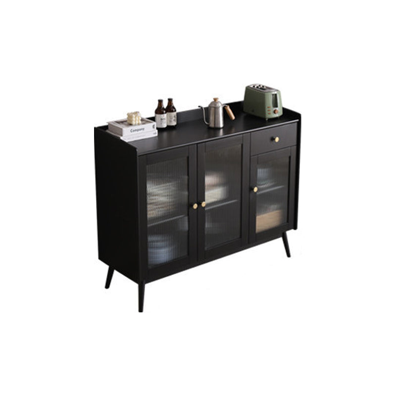 Modern Sideboard Solid Wood Sideboard with Door for Living Room