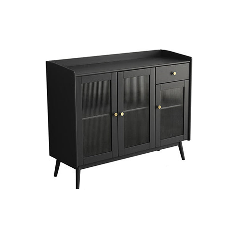 Modern Sideboard Solid Wood Sideboard with Door for Living Room