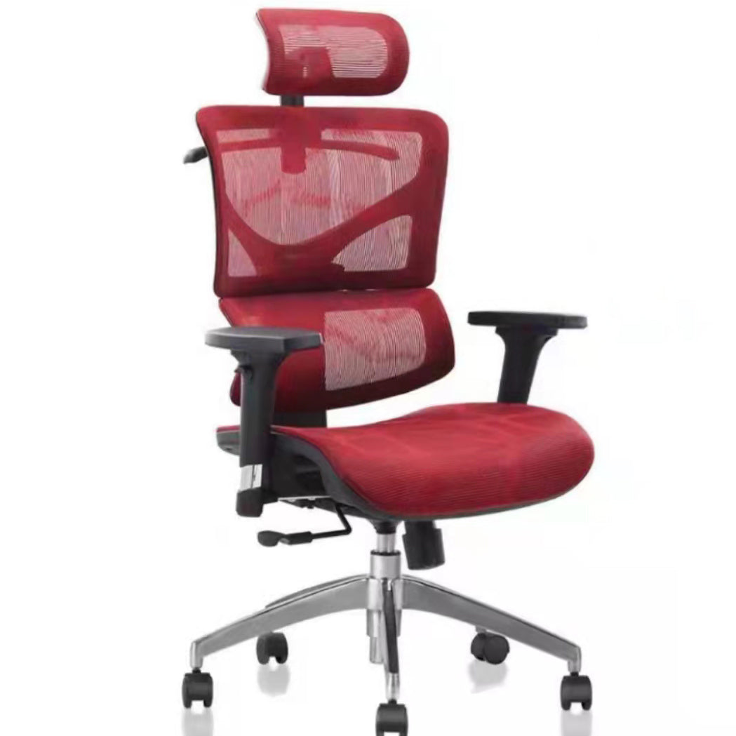 Adjustable Seat Height Executive Chair Swivel High Back Chair with Caster Wheels