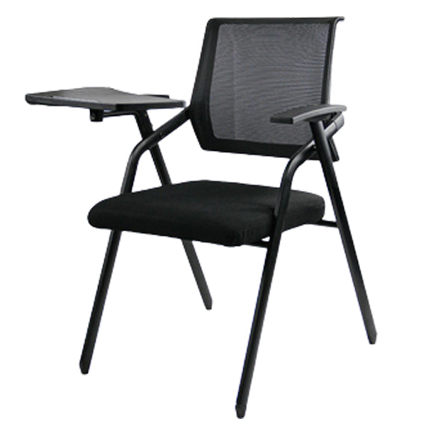 Ergonomic Fixed Arms Conference Chair Black Frame and Seat Chair