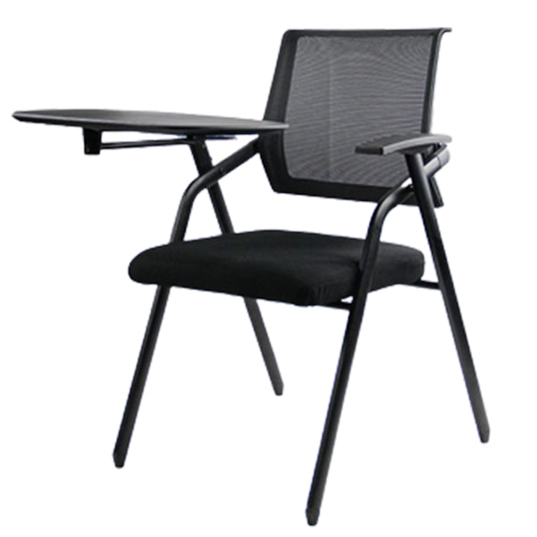 Ergonomic Fixed Arms Conference Chair Black Frame and Seat Chair