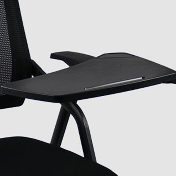 Ergonomic Fixed Arms Conference Chair Black Frame and Seat Chair