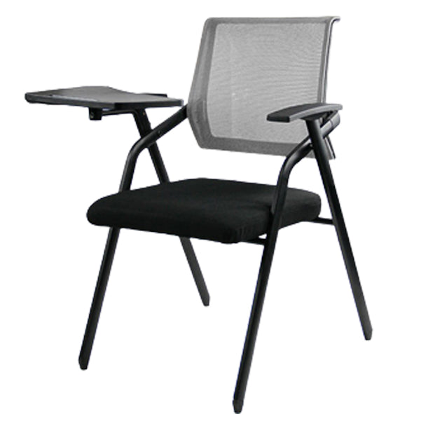 Ergonomic Fixed Arms Conference Chair Black Frame and Seat Chair