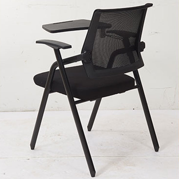 Ergonomic Fixed Arms Conference Chair Black Frame and Seat Chair