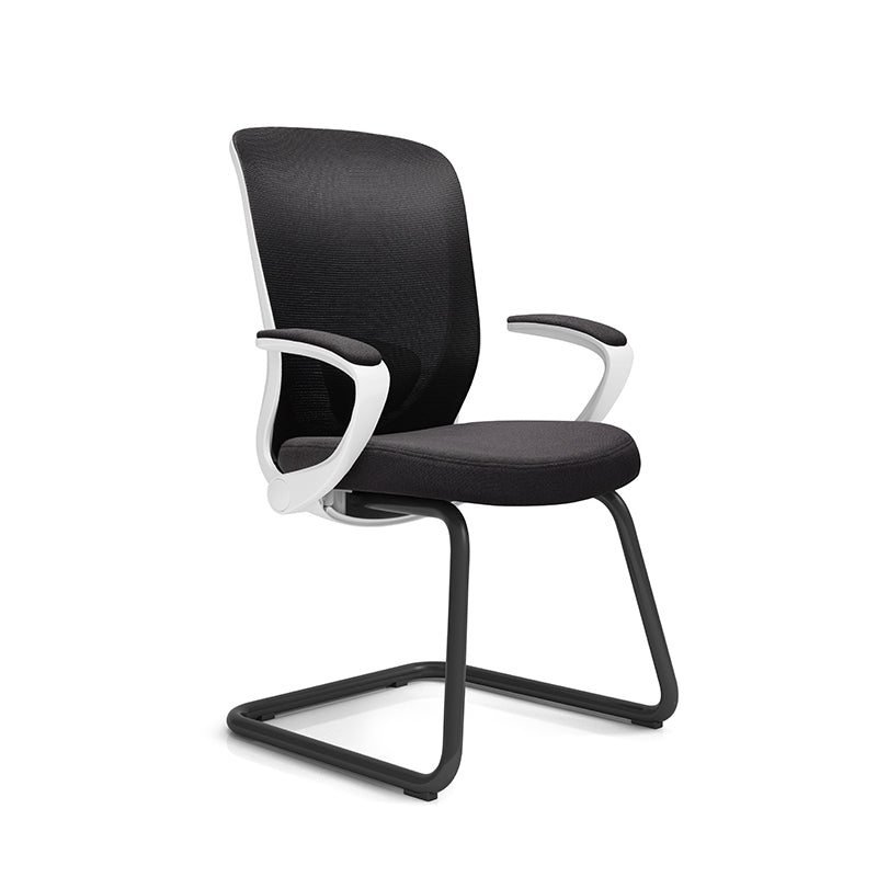 Contemporary Lumbar Support Conference Chair Mid Back Home Chair