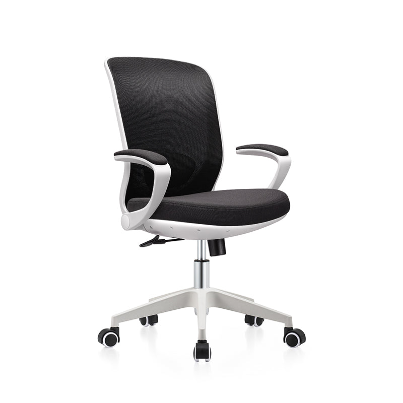 Contemporary Lumbar Support Conference Chair Mid Back Home Chair