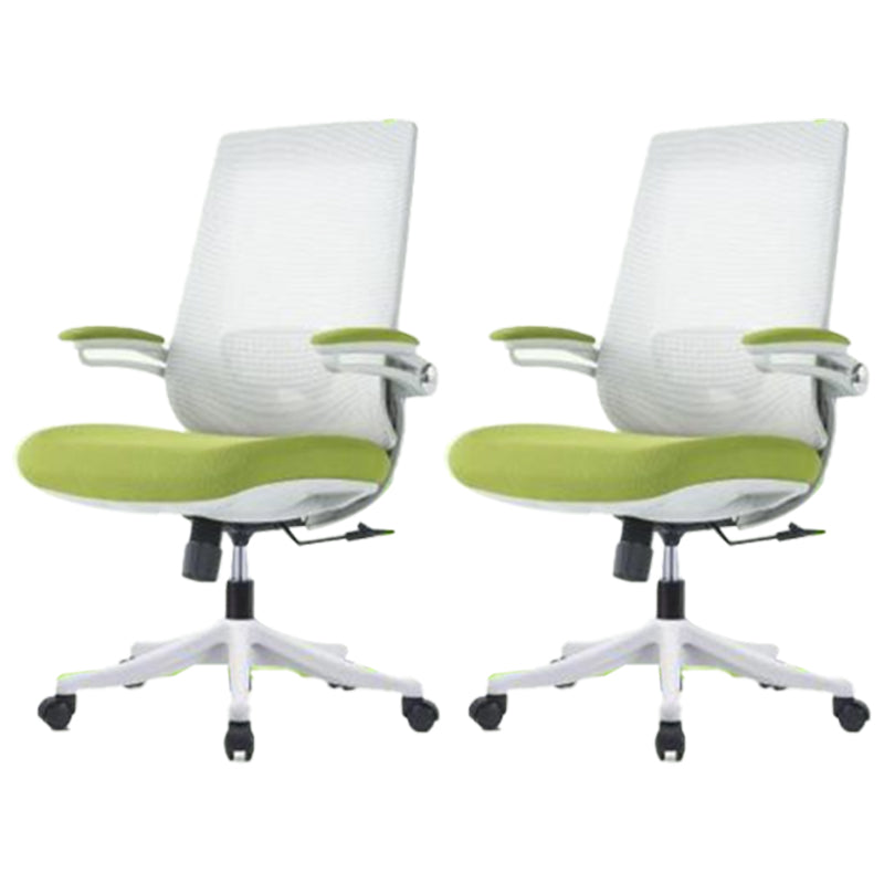 Adjustable Arm Office Chair Modern Working Chair with Wheels