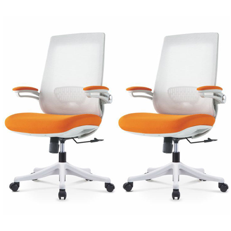 Adjustable Arm Office Chair Modern Working Chair with Wheels