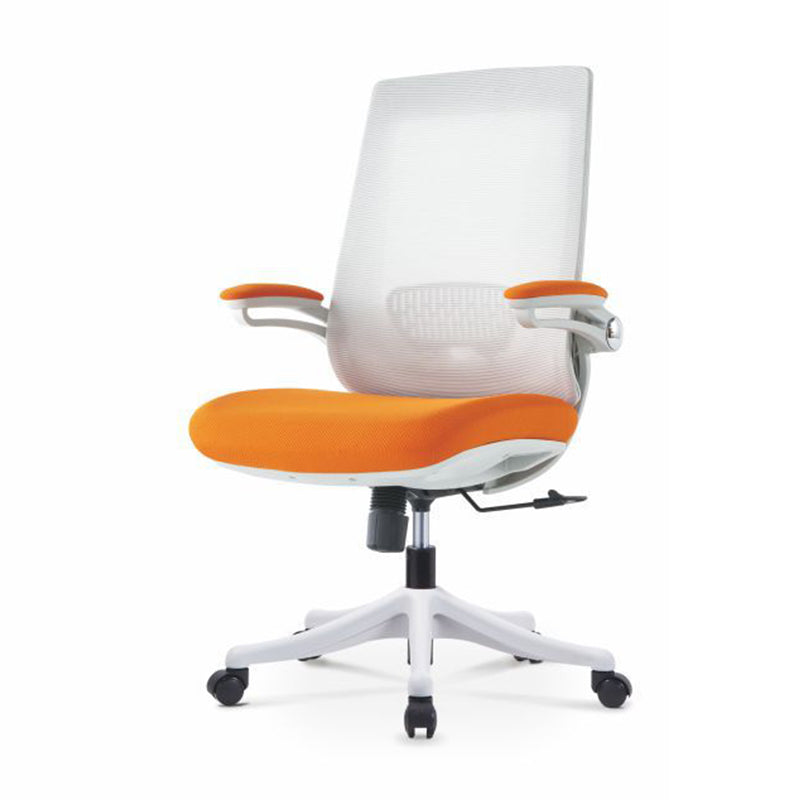 Adjustable Arm Office Chair Modern Working Chair with Wheels