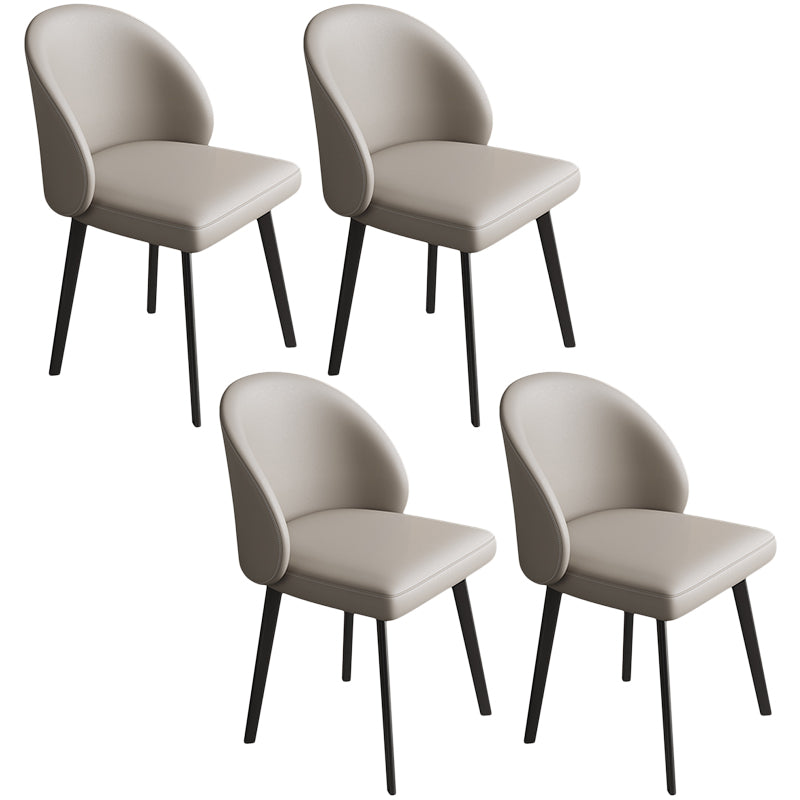 Contemporary Kitchen Dining Side Chair Leather Dining Chairs