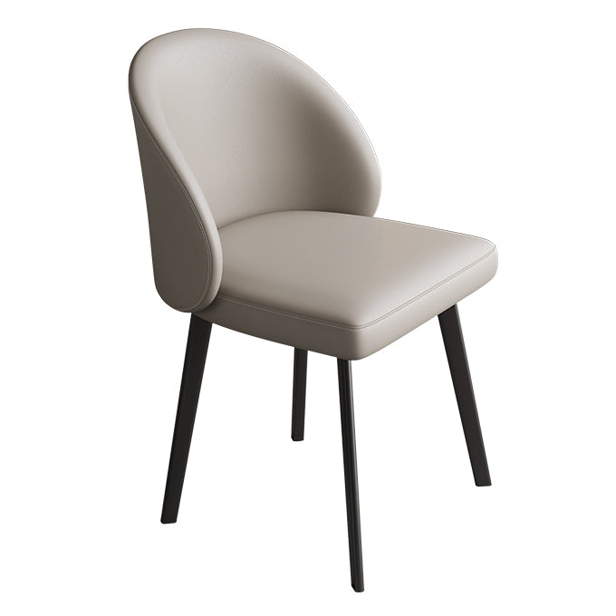 Contemporary Kitchen Dining Side Chair Leather Dining Chairs