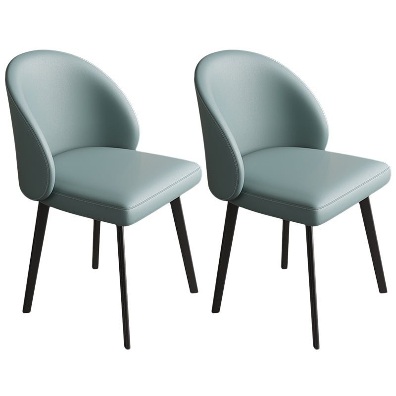 Contemporary Kitchen Dining Side Chair Leather Dining Chairs