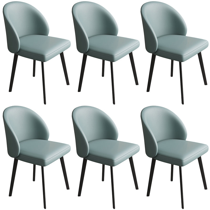 Contemporary Kitchen Dining Side Chair Leather Dining Chairs