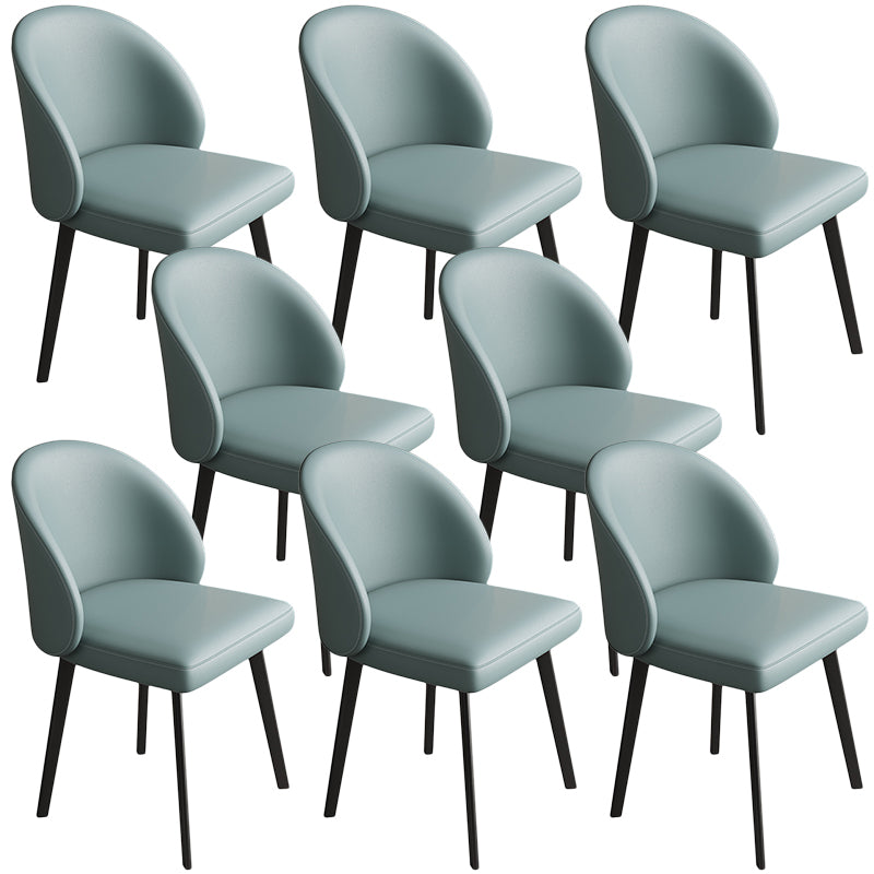 Contemporary Kitchen Dining Side Chair Leather Dining Chairs