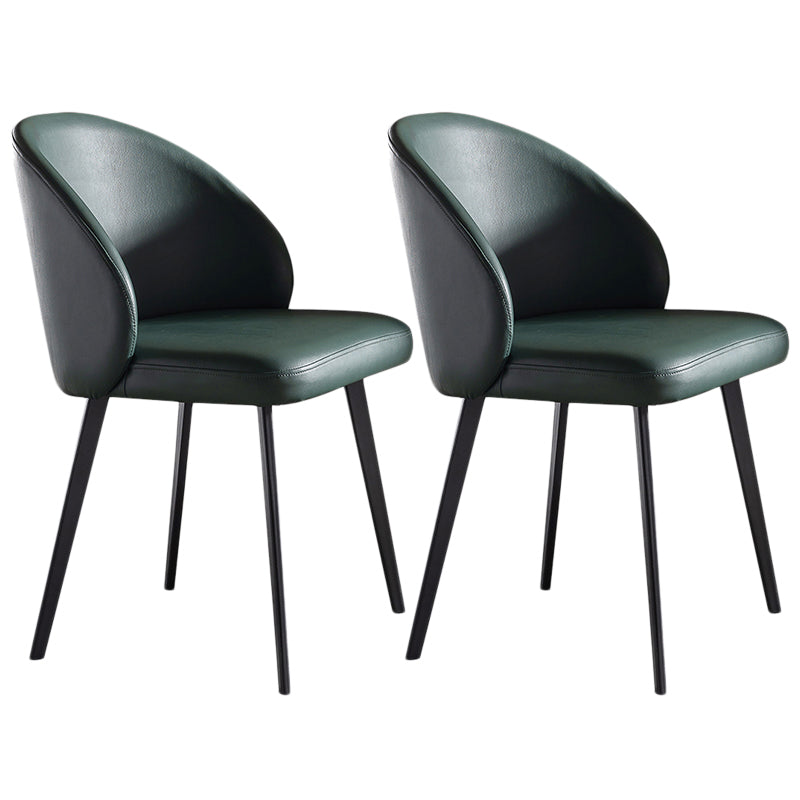 Contemporary Kitchen Dining Side Chair Leather Dining Chairs