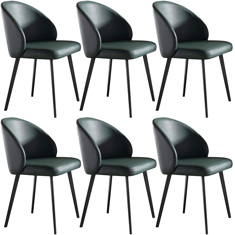 Contemporary Kitchen Dining Side Chair Leather Dining Chairs