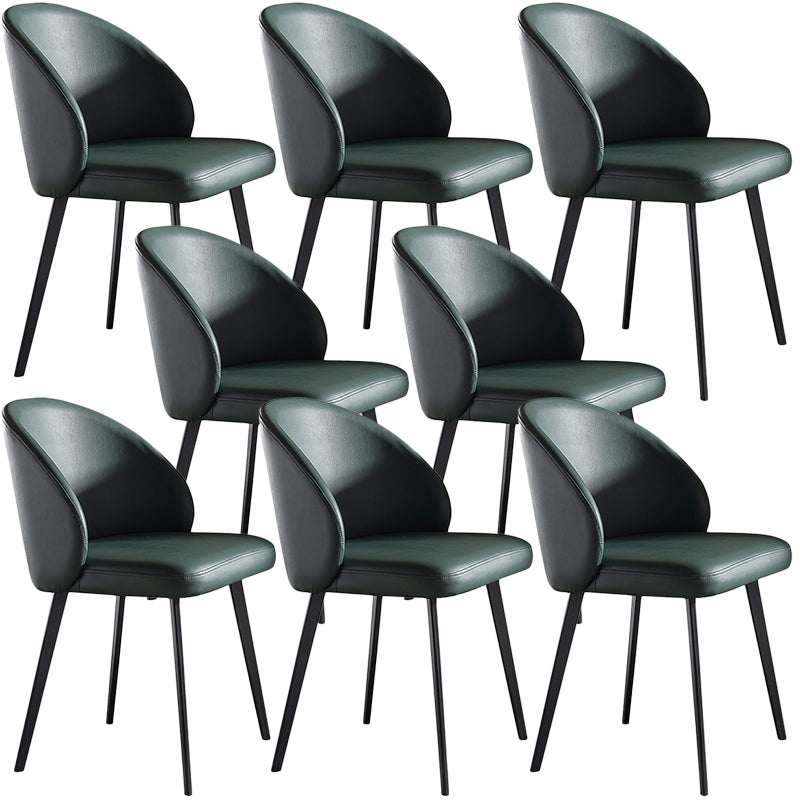 Contemporary Kitchen Dining Side Chair Leather Dining Chairs