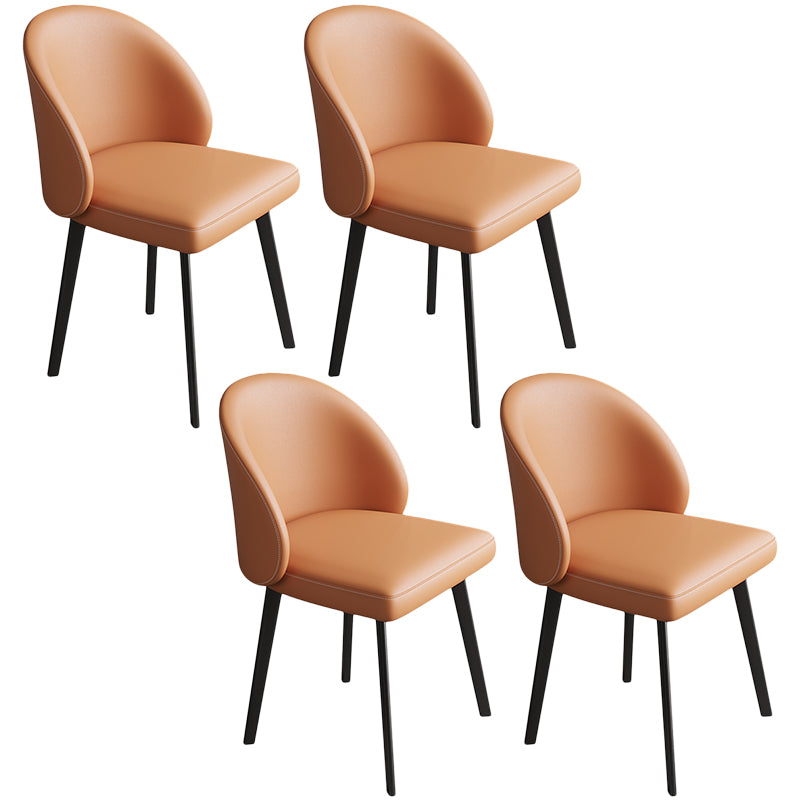 Contemporary Kitchen Dining Side Chair Leather Dining Chairs