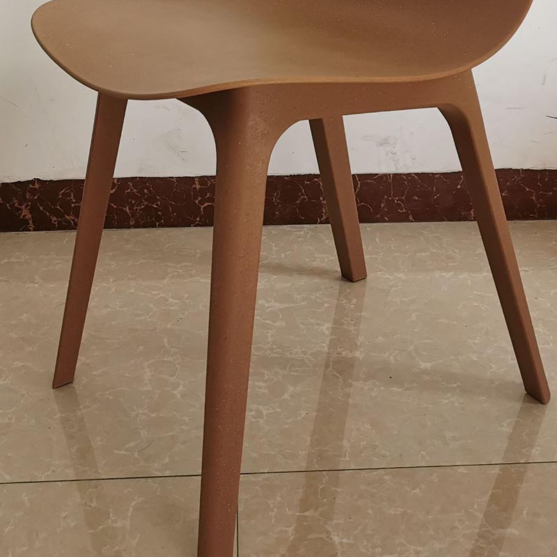 Armless Dining Chairs Plastic Chair Parsons Plastic Furniture in Matte Finish