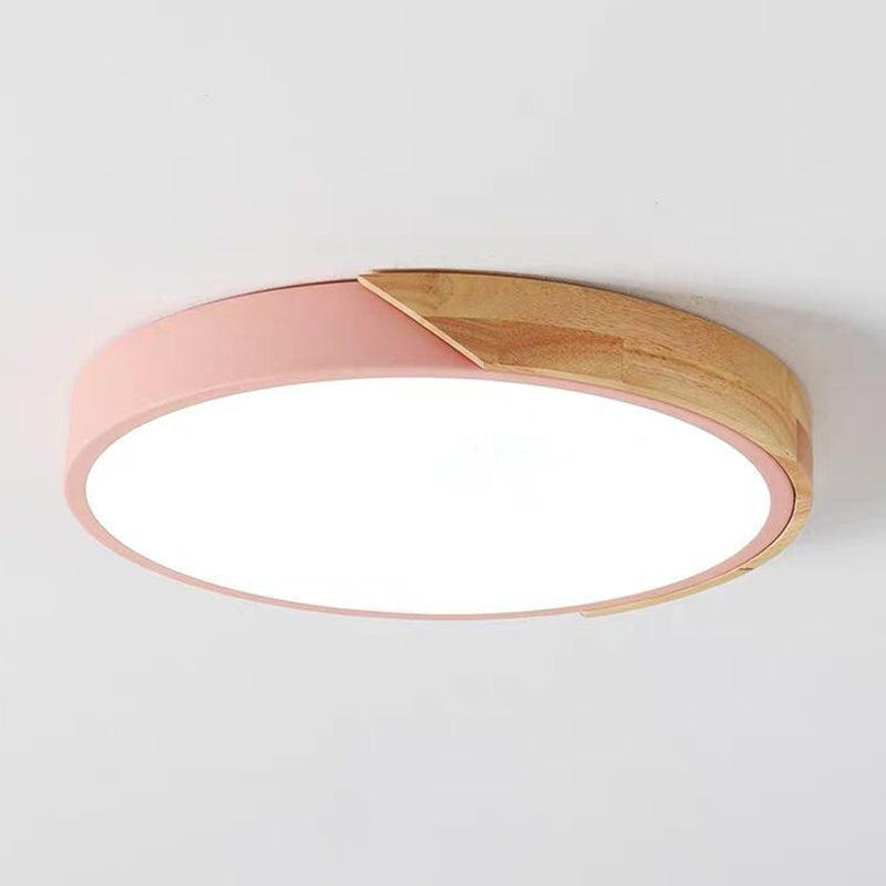 Metal Circle Ceiling Light Fixture Nordic LED Ceiling Flush Mount