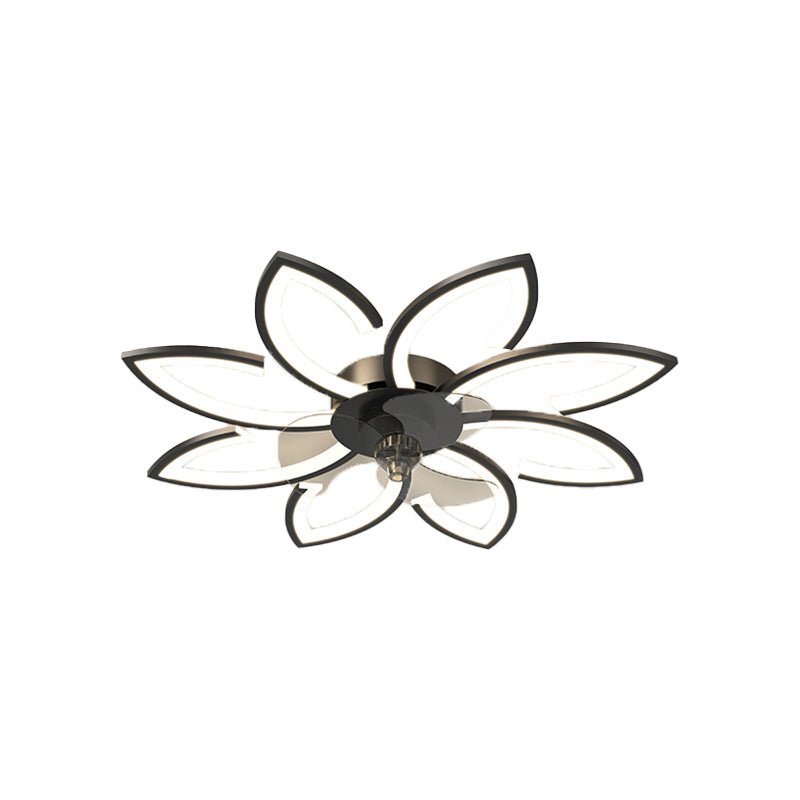 Metal Geometric Fan Ceiling Lighting Modern Style Multi-Light Flush Mount Lamp