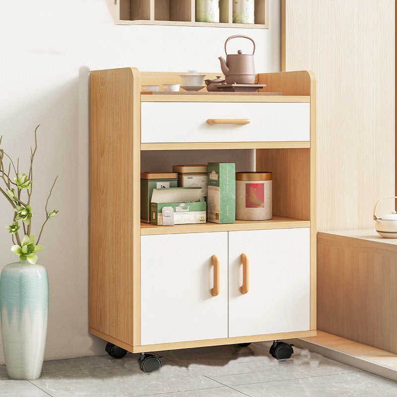 Modern Style Side Board Engineered Wood Sideboard for Dining Room