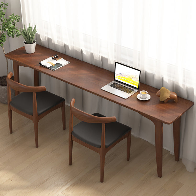 Contemporary Style Writing Desk Solid Wood Bedroom Dormitory Office Desk