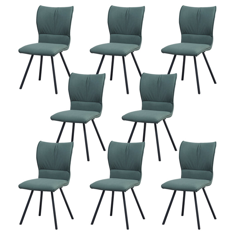 Modern Style Faux Leather Dining Chair Metal Dining Chair for Restaurant Use