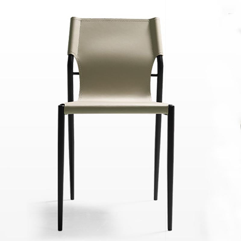 Leather Dining Side Chair Contemporary Kitchen Dining Side Chair