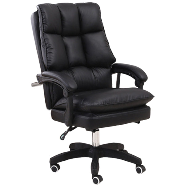 Executive Swivel Chair with Adjustable Arms Modern Computer Desk Chair with Wheels