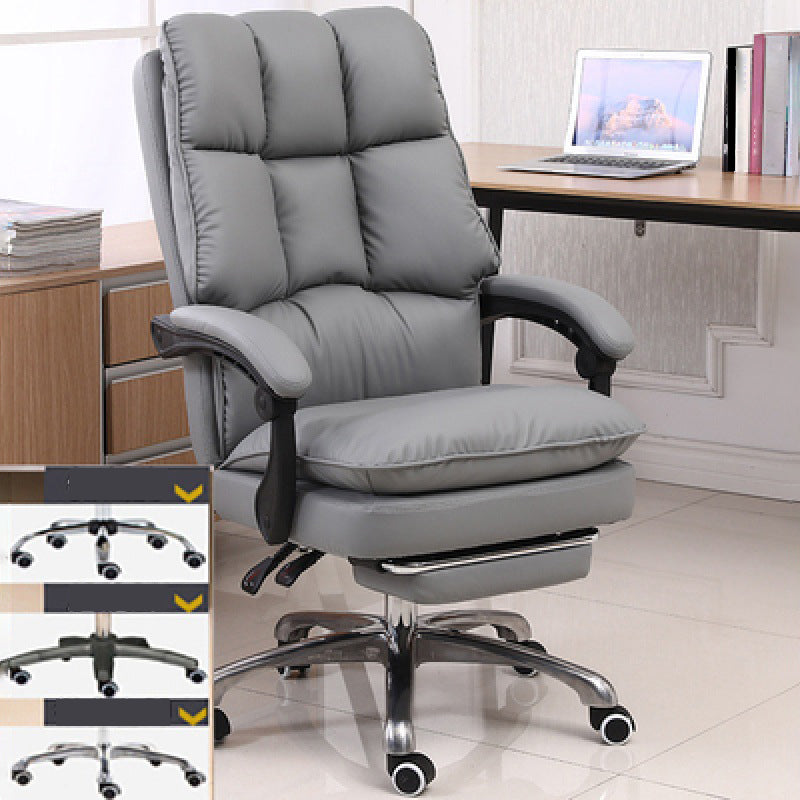 Executive Swivel Chair with Adjustable Arms Modern Computer Desk Chair with Wheels