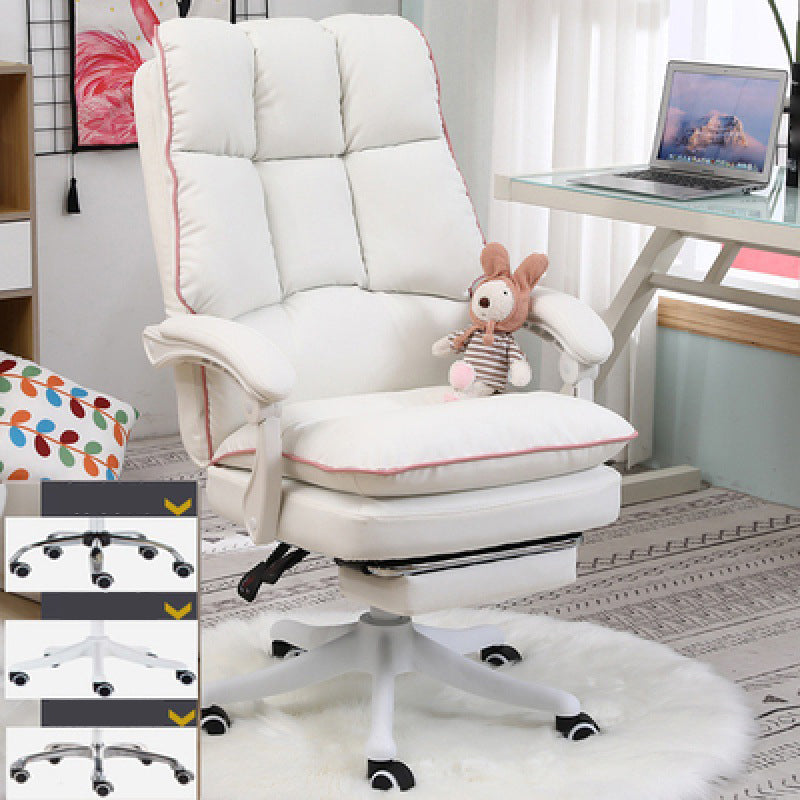 Executive Swivel Chair with Adjustable Arms Modern Computer Desk Chair with Wheels