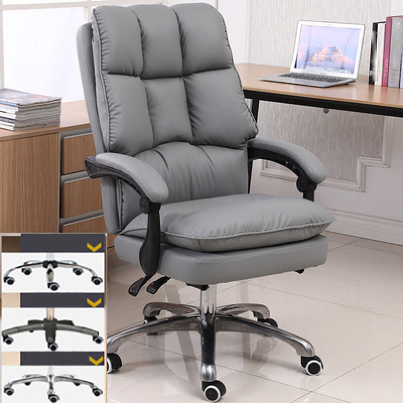 Executive Swivel Chair with Adjustable Arms Modern Computer Desk Chair with Wheels