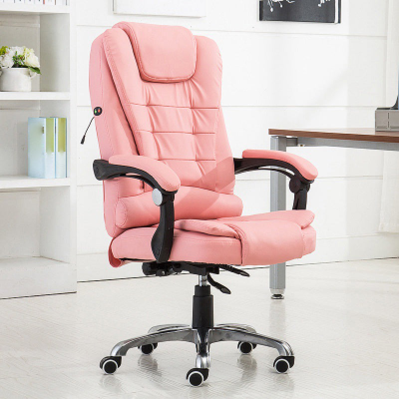 Executive Swivel Chair with Adjustable Arms Modern Computer Desk Chair with Wheels