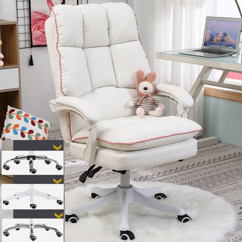 Executive Swivel Chair with Adjustable Arms Modern Computer Desk Chair with Wheels