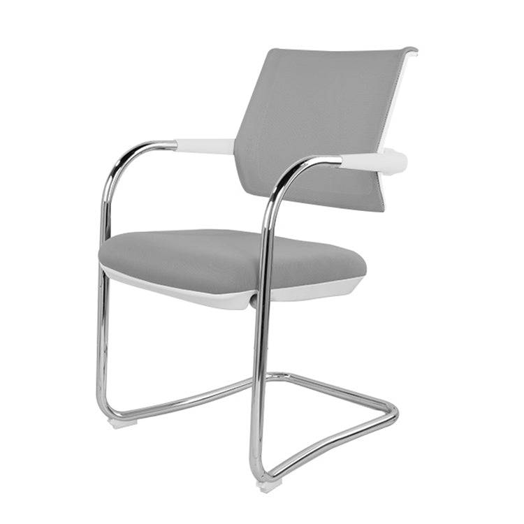 Modern Conference Chair No Wheels Home Office Chair with Arm