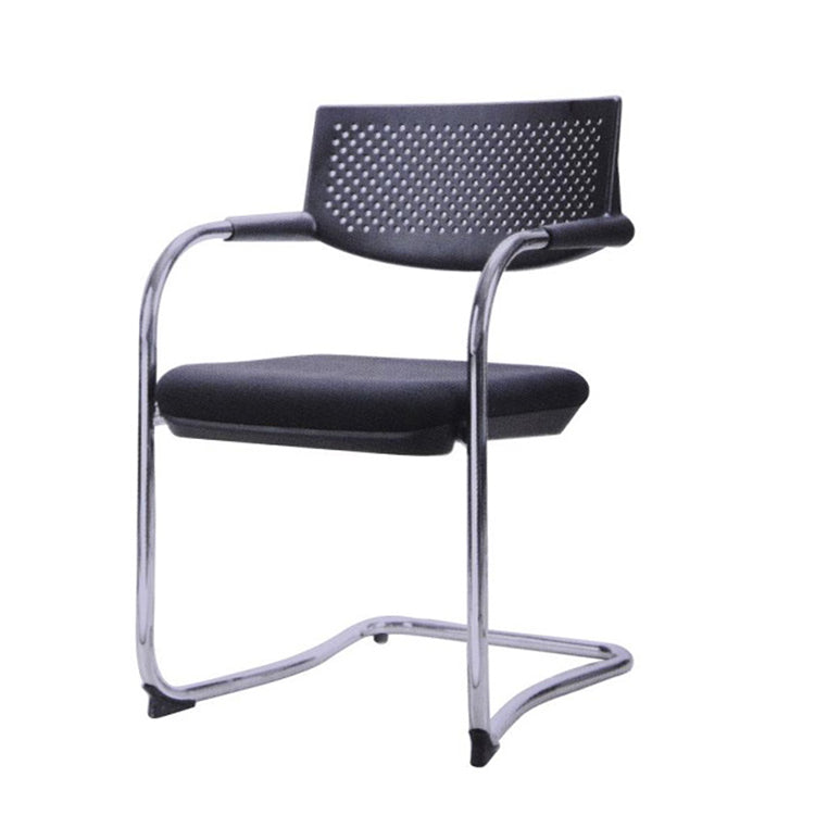 Modern Conference Chair No Wheels Home Office Chair with Arm