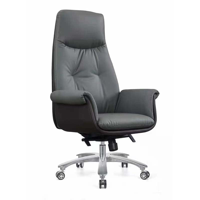 Chrome Metal Frame Modern Task Chair Executive Desk Chair with High Back